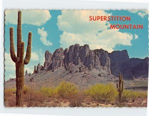 Postcard Superstition Mountain, Arizona