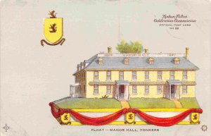 Float Manor Hall Yonkers Hudson Fulton Celebration New York 1909c postcard