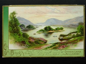 Ireland Kerry Killarney ERIN GO BRAGH Upper Lake c1905 Postcard