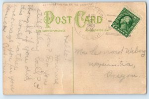 Humor Man Crying Always Root For The Home DPO (1878-1935) Wapinitia OR Postcard