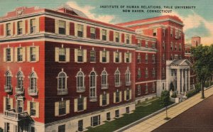 Vintage Postcard Human Relations Institute Yale University New Haven Connecticut