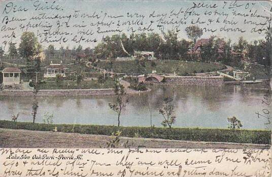 Illinois Peoria Lake Glen Oak Park 1907