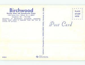 Unused Pre-1980 BIRCHWOOD RESTAURANT Edison New Jersey NJ p5635