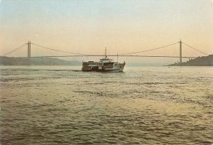 Her Hakki Mahfuuzdur Boat Modern ITurkish  photo postcard