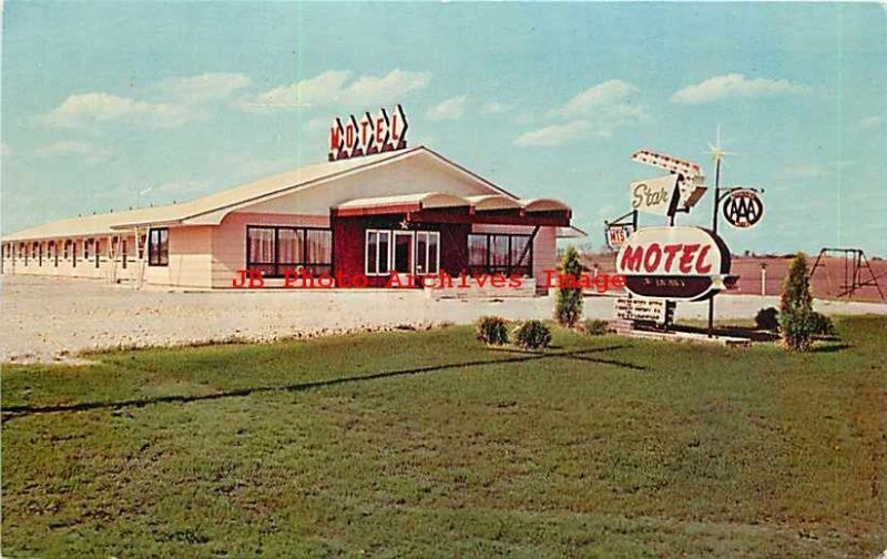 IA, Waverly, Iowa, Star Motel, Exterior View, Dexter Press No 87258-B