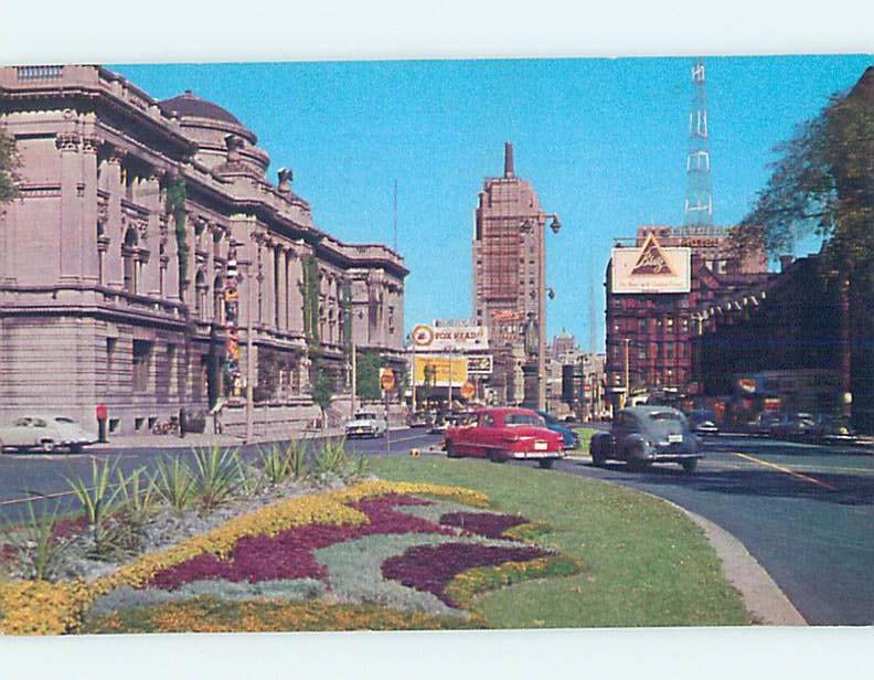 Pre-1980 BLATZ BEER BILLBOARD SIGN ON WISCONSIN AVENUE Milwaukee WI F1023