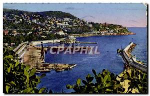 Postcard Modern Nice Le Port and Mont Boron