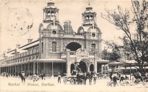 Market House Durban South Africa 1908 postcard