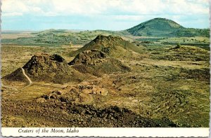 CONTINENTAL SIZE POSTCARD CRATERS OF THE MOON AT NATIONAL MONUMENT IDAHO