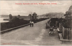 PC NEW ZEALAND, WELLINGTON, THORNDON ESPLANADE & BATH, (B41584)