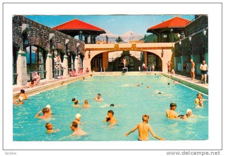 Swimming Pool , BANFF , Alberta , Canada , 50-60s