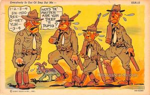 Curt Teich & Co, Inc, Walters Military Comic 1942 