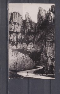 GREAT BRITAIN, SOMERSET, CHEDDAR, CASTLE ROCK, 1924 ppc., unused.