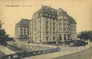 Bad Nauheim Germany Deutschland Postcard Grand Hotel Bad Nauheim Grand Hotel Hippostcard