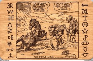 Western Humour Out Our Way The Saddle Hooks