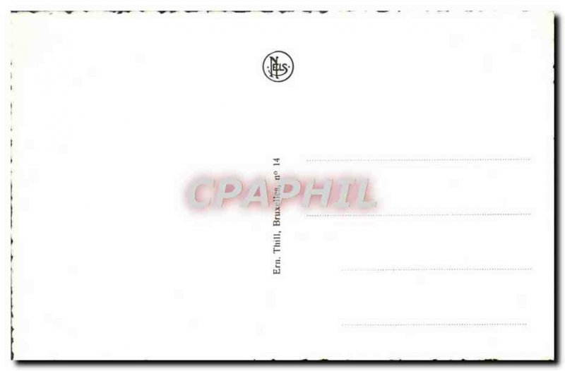 Old Postcard Brussels Porte De Hal