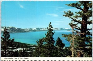 Postcard - Spectacular View of Lake Tahoe - California