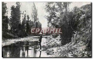 Old Postcard The edges of the near Coise St Galmier