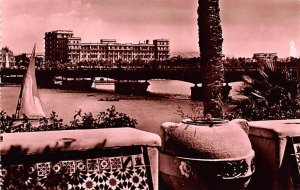 Le Pont Khedive Ismail et Semiramis Hotel Le Caire Egypt, Egypte, Africa Unused 
