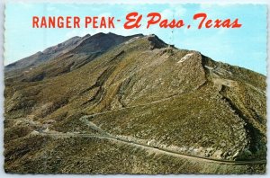 Postcard - Ranger Peak - El Paso, Texas