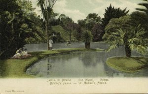 portugal, Azores Acores, SAÕ MIGUEL, Jardim do Botelho, Botanical Garden (1910s)