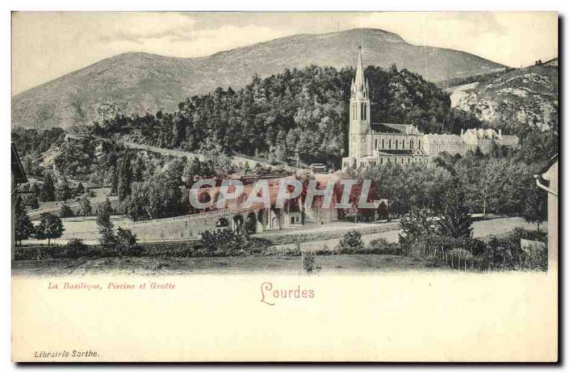 Old Postcard Lourdes