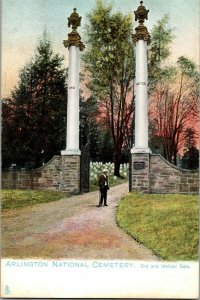 Tucks 2330 Arlington Narional Cemetery, Ord and Weitzel Gate Vtg Postcard J64