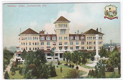 Windsor Hotel Jacksonville Florida 1910c postcard