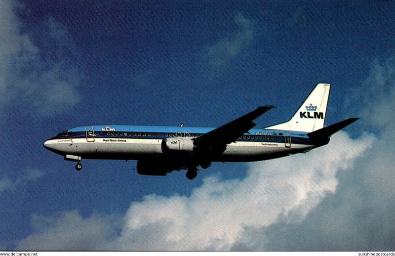 KLM Royal Dutch Airlines Boeing 737-406 At London Heatahrow Airport