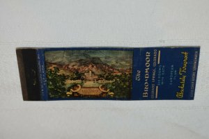 The Broadmoor Colorado Springs Colorado 20 Strike Matchbook Cover