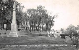 C18/ Keosauqua Iowa Ia Real Photo RPPC Postcard 1955 Van Buren Memorial Park