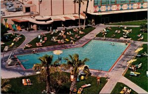 Stardust Hotel Swimming Pool Nevada NV Postcard VTG UNP Vintage Unused Chrome 