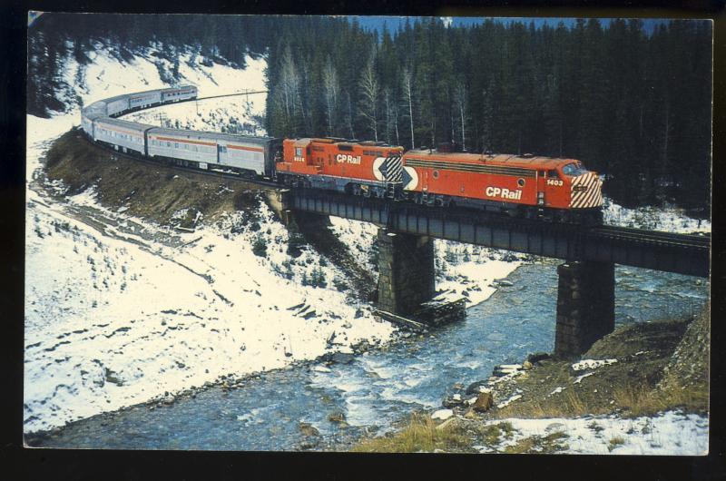 Golden & Field, British Columbia/B.C., Canada Postcard, The Canadian Railroad/RR