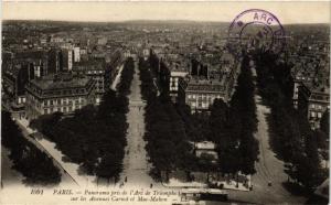 CPA PARIS 17e-Panorama pris de Arc de Triomphe (322387)
