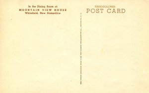 NH - Whitefield. Mountain View House. Dining Room