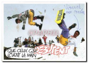 Modern Postcard Those who Levent Main Snowboard