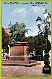 af2860 - VENEZUELA - VINTAGE POSTCARD - Caracas - Plaza Bolivar