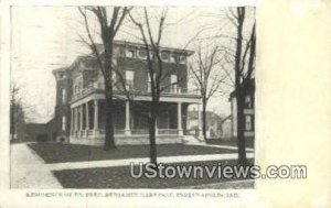 Residence of Ex Pres. Benjamin Harrison - Indianapolis , Indiana IN