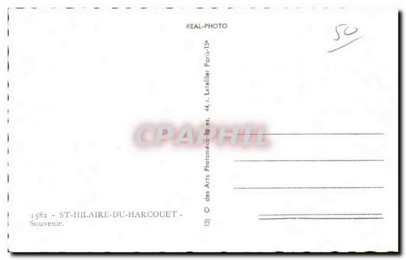 Old Postcard St Hilaire du harcouret