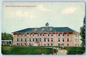 Dell Rapids South Dakota Postcard Odd Fellows Home Exterior 1911 Vintage Antique