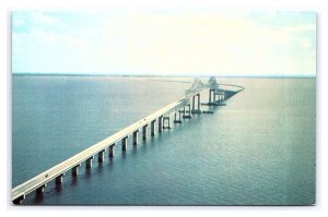 Sunshine Skyway Bridge St. Petersburg Bradenton Florida Postcard