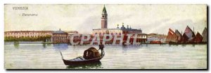 Old Postcard Venezia Panorama