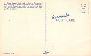 Vintage Postcard Elbow Beach Surf Club Bermuda Resort Ontario Canada CAN