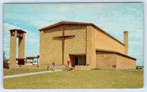 MOORHEAD, MN Minnesota~ Our Redeemer LUTHERAN CHURCH c1960s Clay County Postcard
