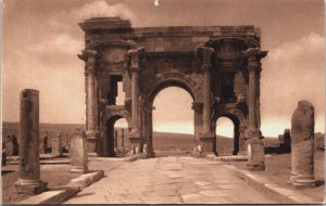 Algeria Timgad Roman Ruins Ruines Romaines De Timgad Vintage Postcard C078