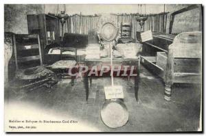 Old Postcard furniture and relics of Blessed Cure d & # 39Ars