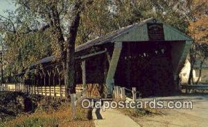 Newton Falls, OH USA Covered Bridge Unused 