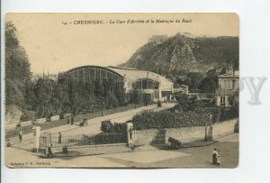 460696 FRANCE CHERBOURG Arrival Station and the Montagne du Roule Vintage