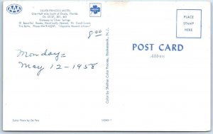 OCALA, Florida  FL   Roadside  SILVER PRINCESS MOTEL  1958  Postcard