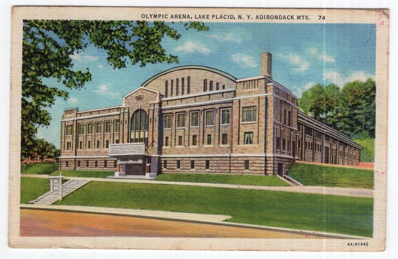 Olympic Arena, Lake Placid, N.Y., Adirondack Mts.